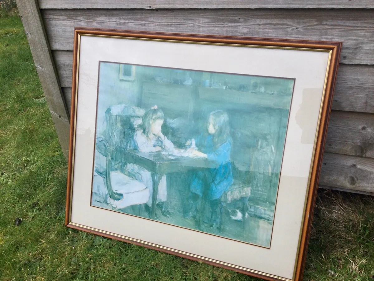 Vintage Framed Print “The House of Cards” - Image 3