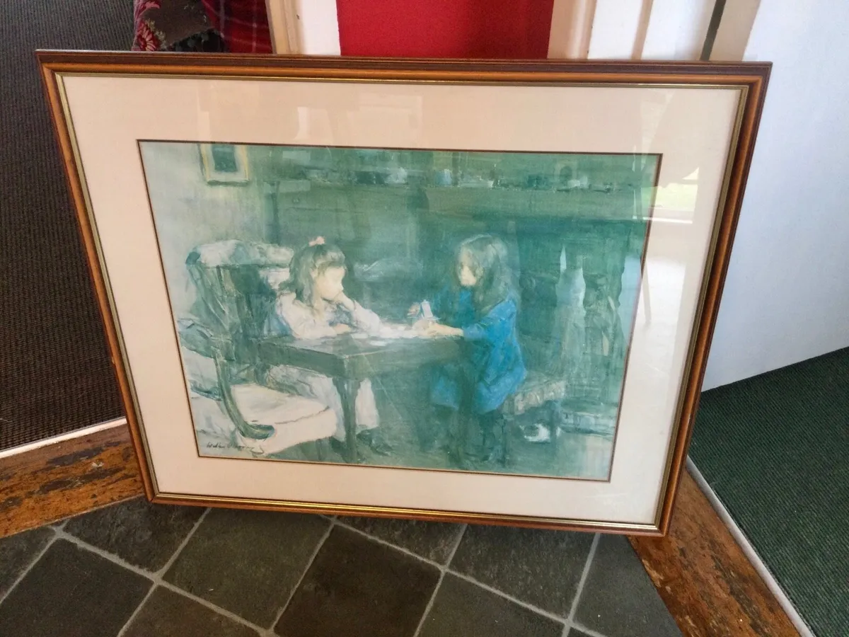 Vintage Framed Print “The House of Cards” - Image 4