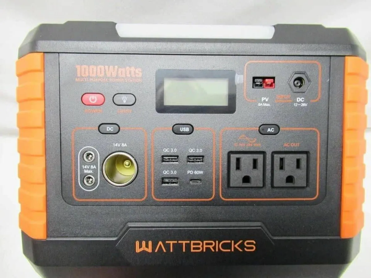 WATTBRICKS Portable Power Station MP1000 999Wh 100 - Image 2