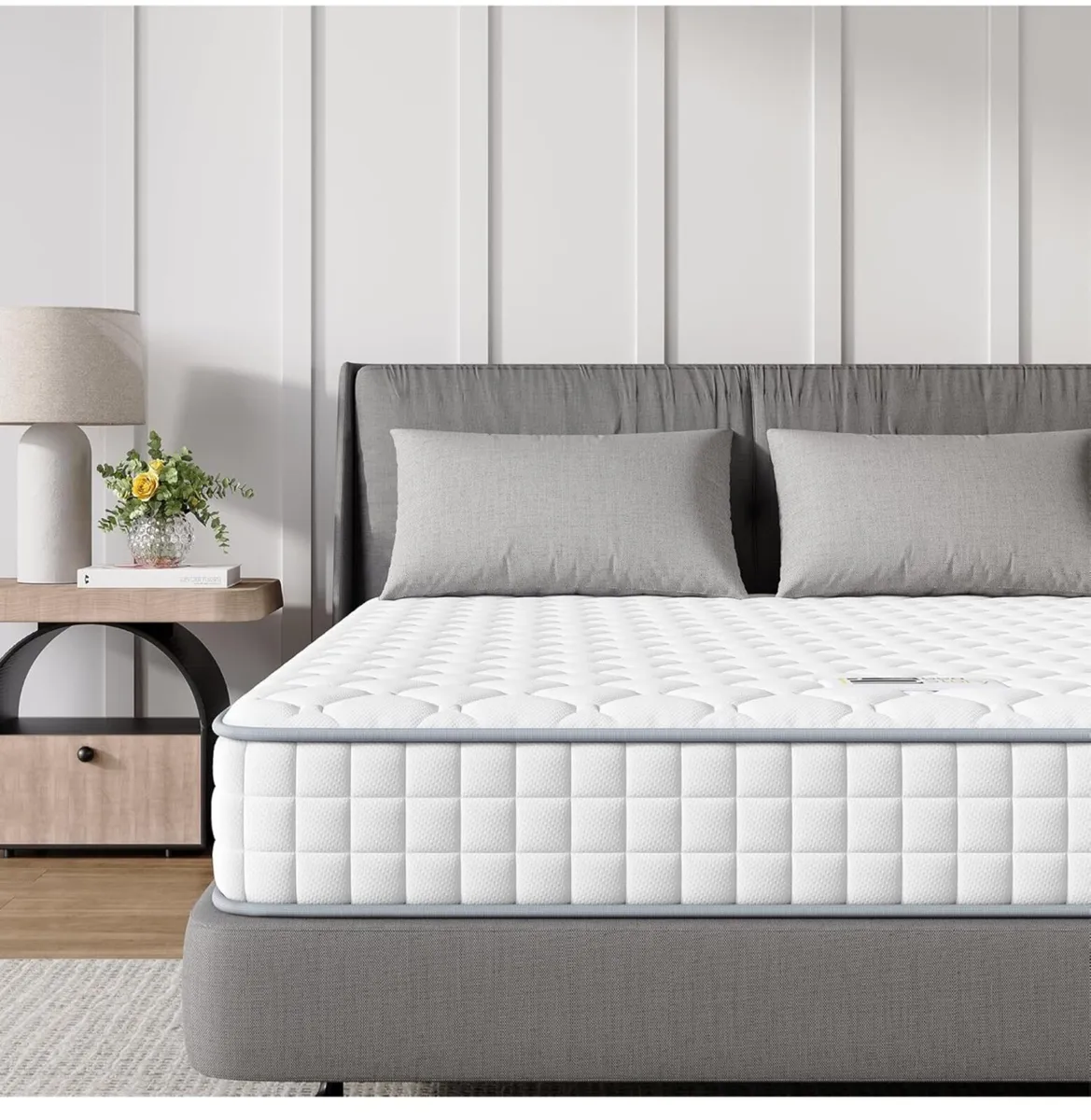 3FT Single Mattress, Sleeping Sprung Mattress Medi - Image 4