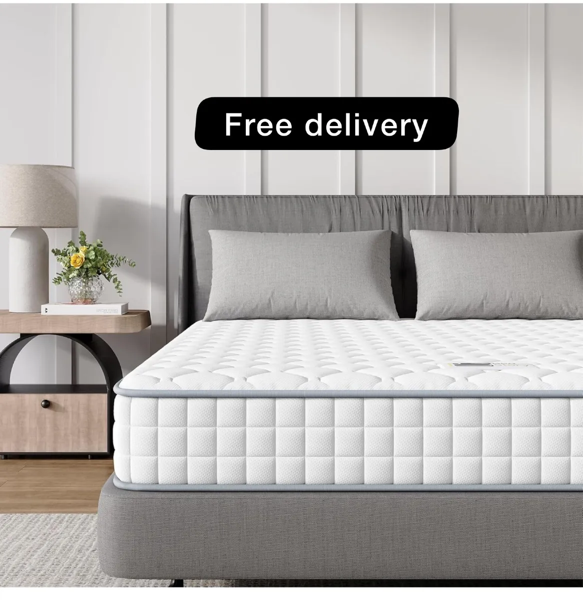 3FT Single Mattress, Sleeping Sprung Mattress Medi - Image 1