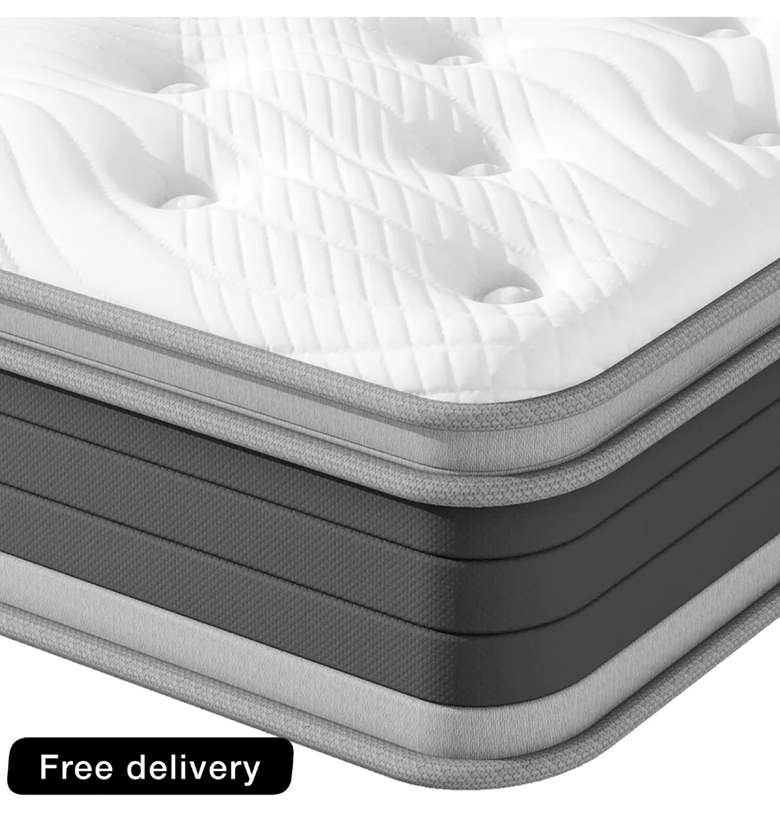 Single Mattresses 27cm  10.6 Inch Medium Firm - Image 2