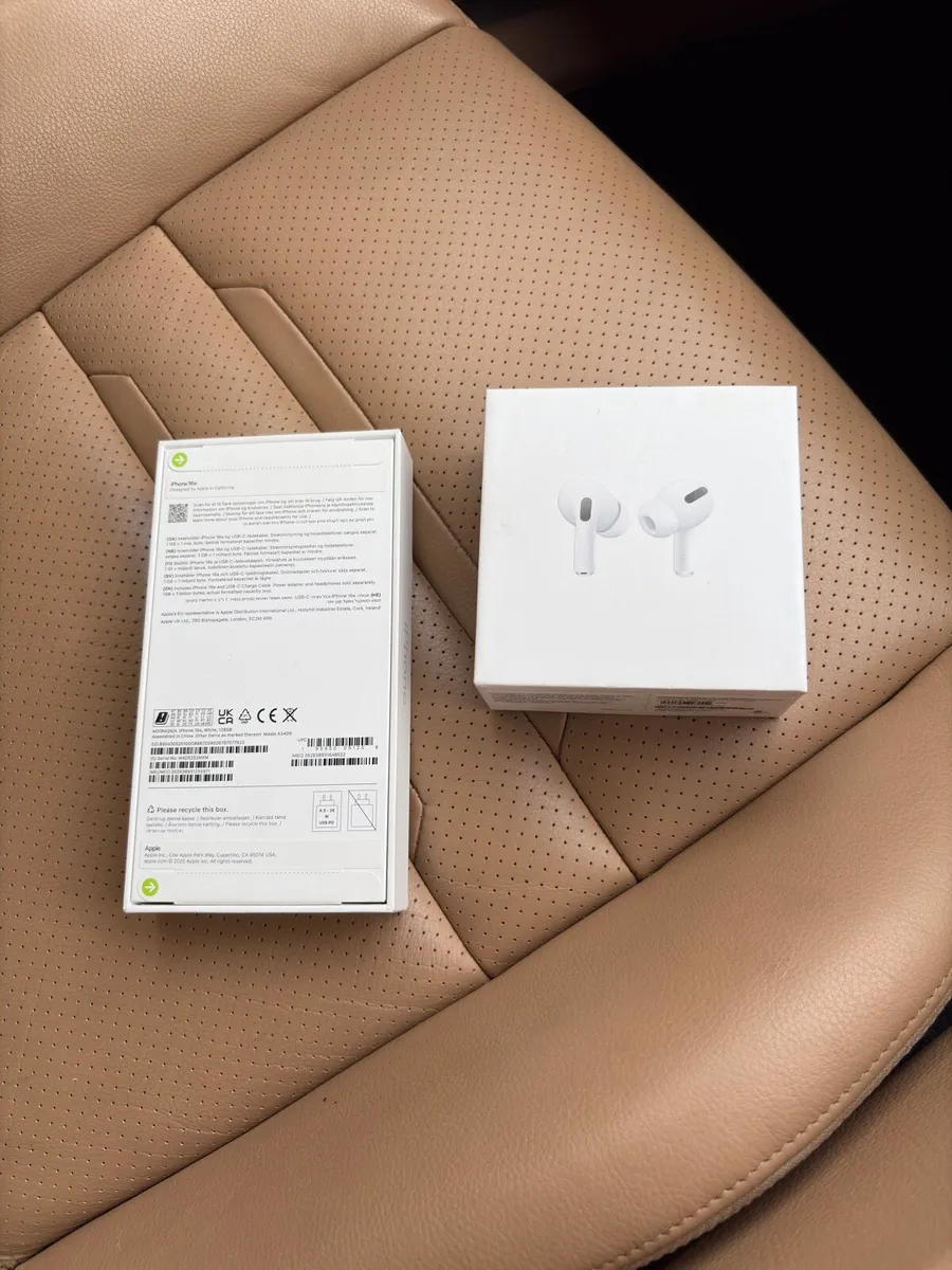 iPhone 16e with AirPods 2 - Image 2