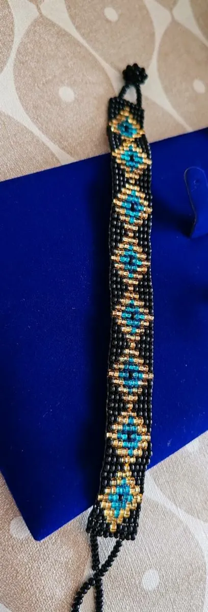 Picot beaded bracelet - Image 1
