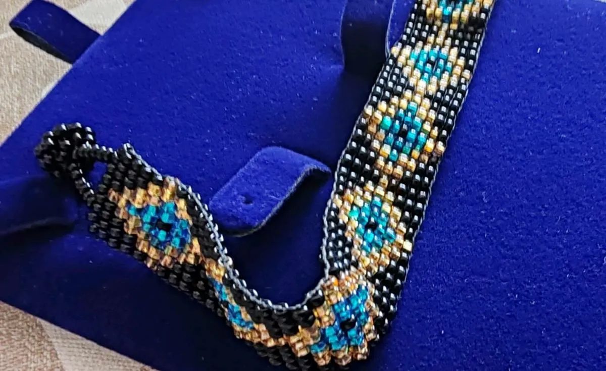 Picot beaded bracelet - Image 3
