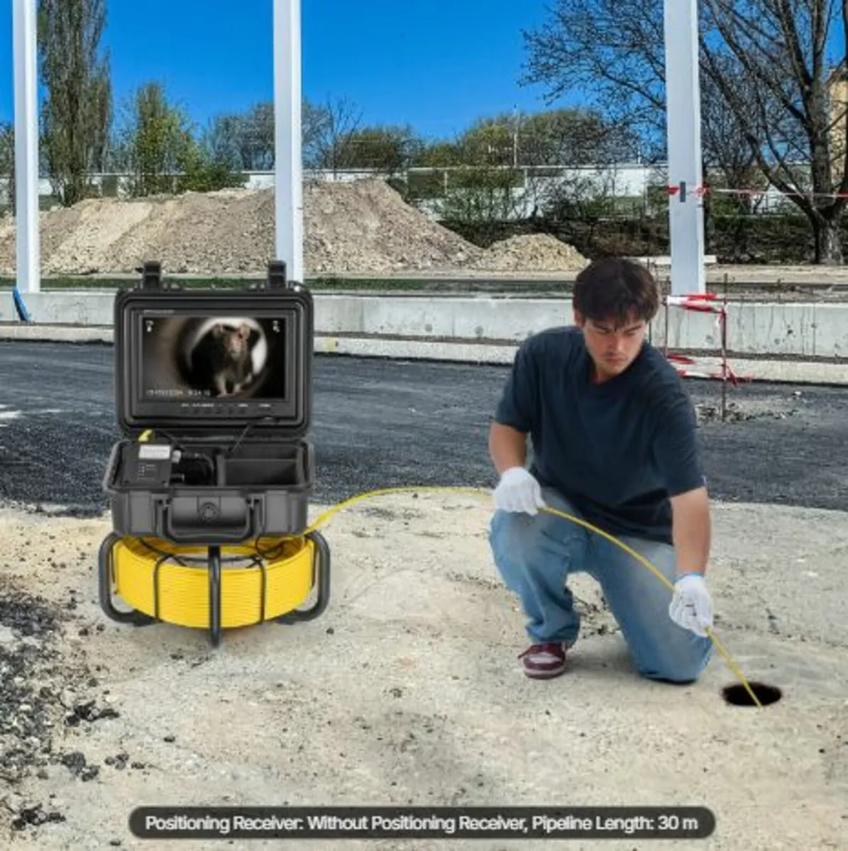 Sewer Camera 230 ft/70m Self-Leveling Drain - Image 4