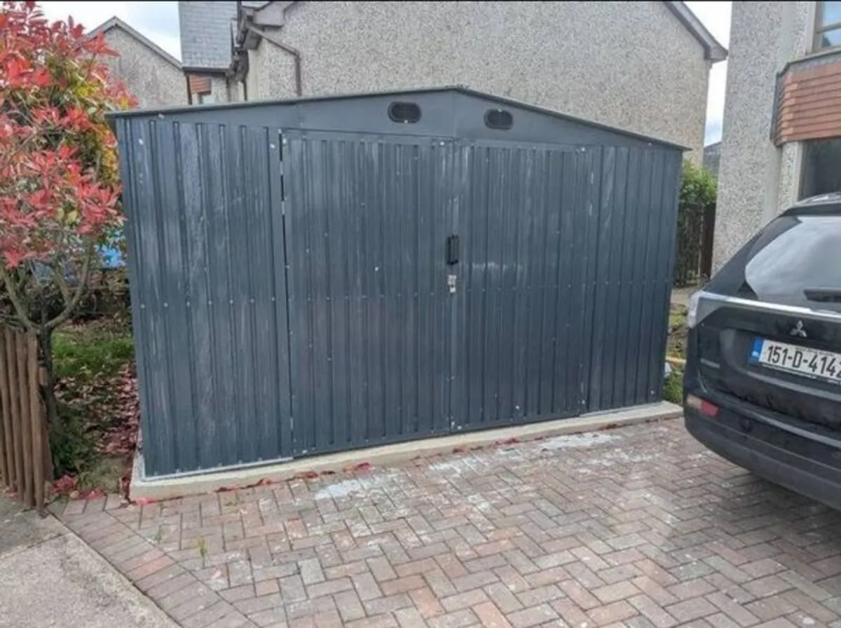 13ft x 20ft Galvanized Steel Shed - Image 1