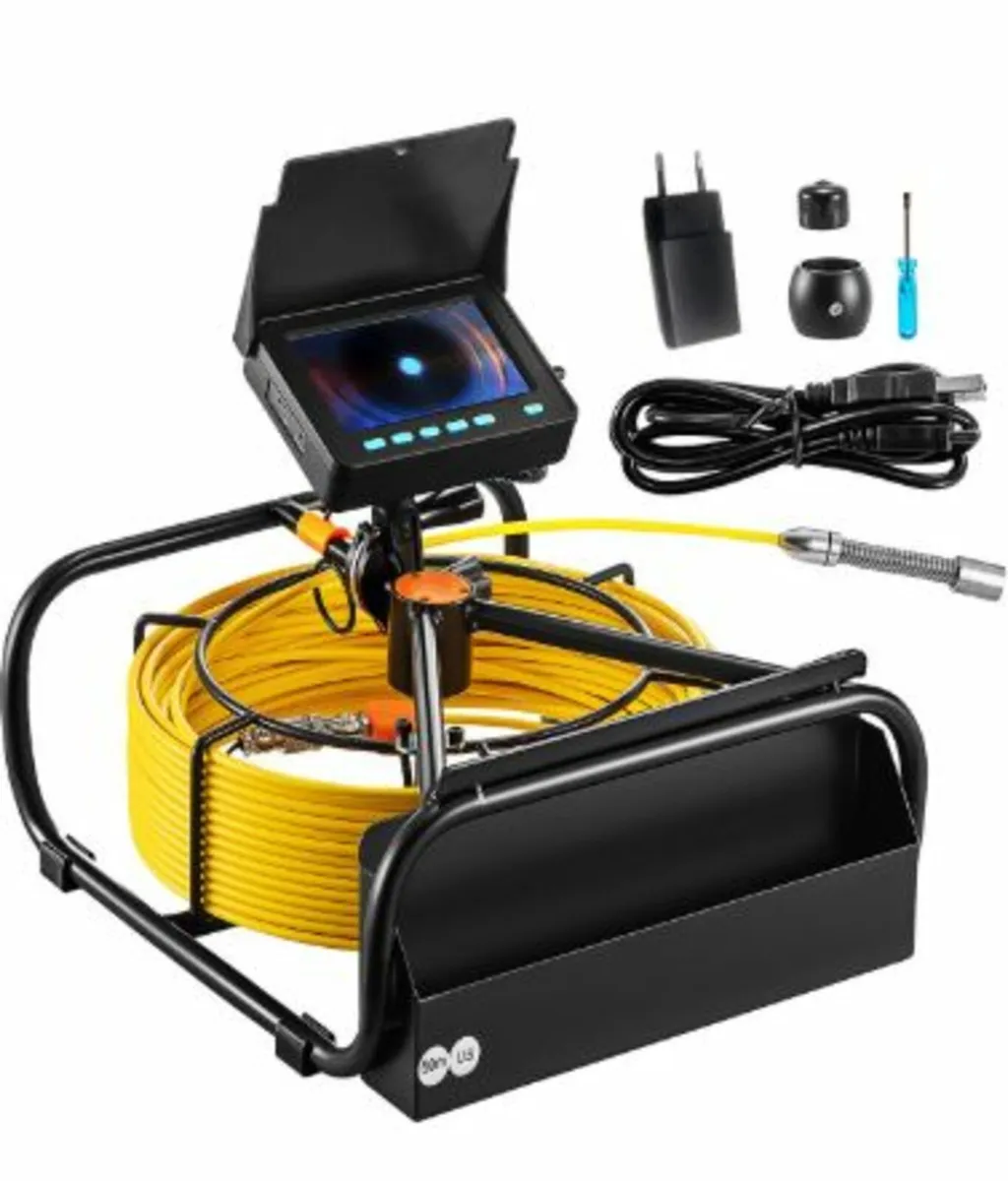 Sewer Camera 50m 4.3-inch Duct Camera - Image 1