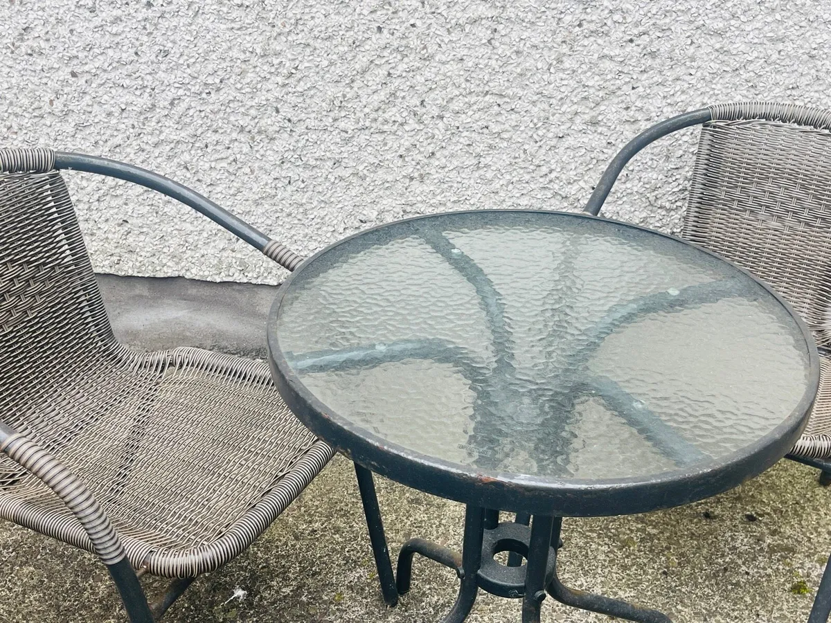 Table & 2 Chairs - Image 1