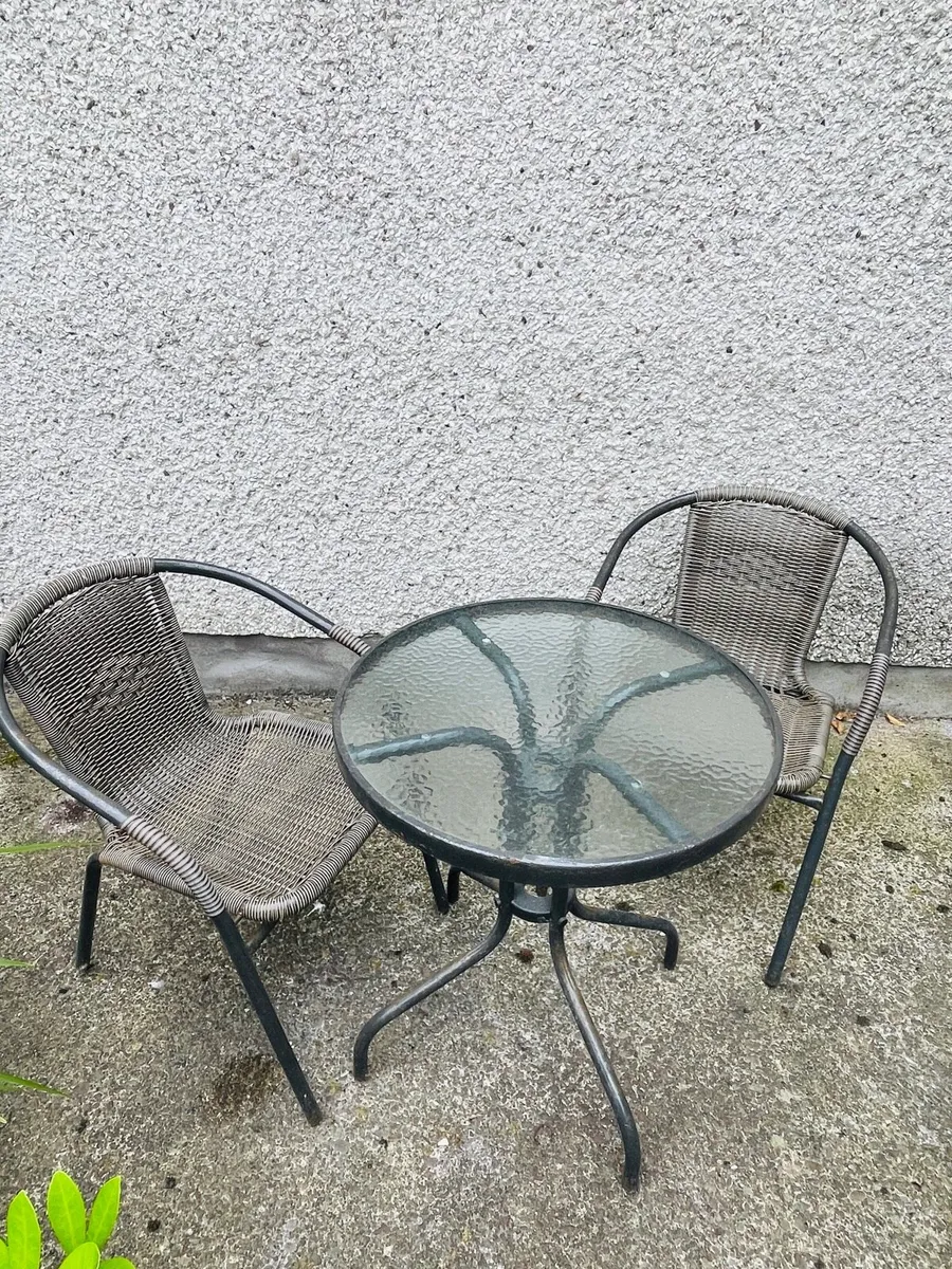 Table & 2 Chairs - Image 2
