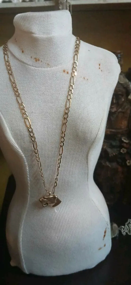 9ct gold 30 inch belcher chain - Image 4