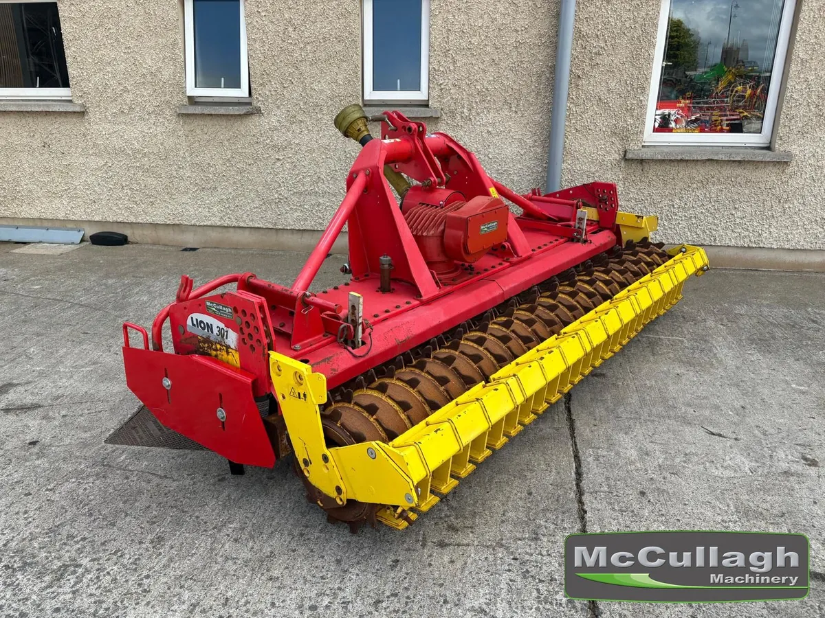 Used Pottinger 301 Lion 3m Power Harrow - Image 2