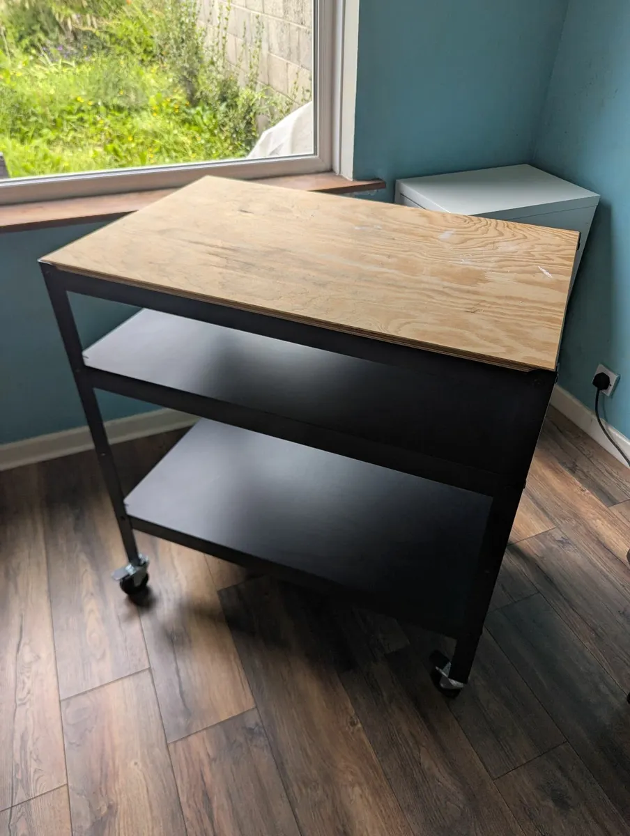 IKEA BROR Trolley Workbench Desk - Image 1