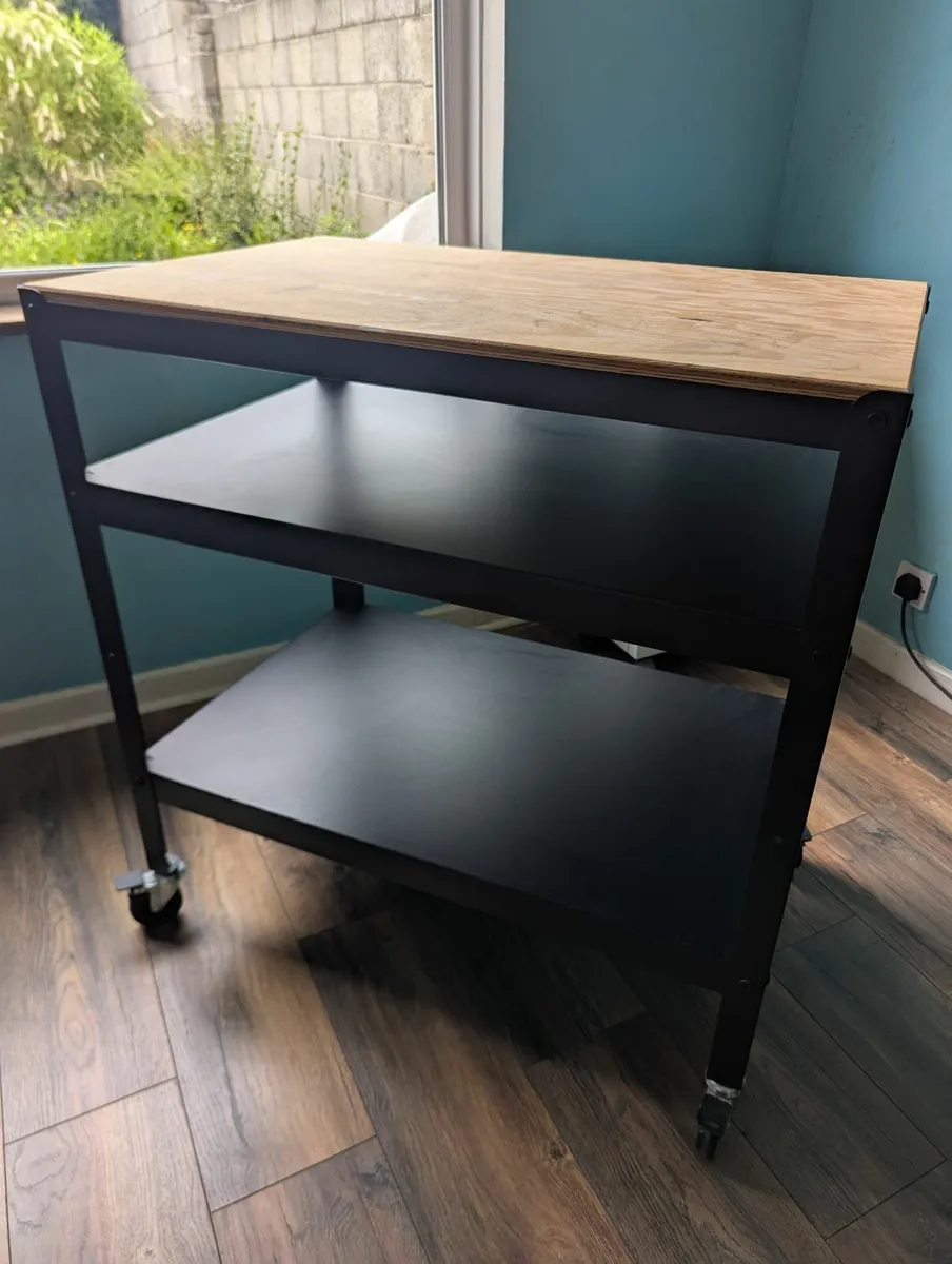 IKEA BROR Trolley Workbench Desk - Image 2