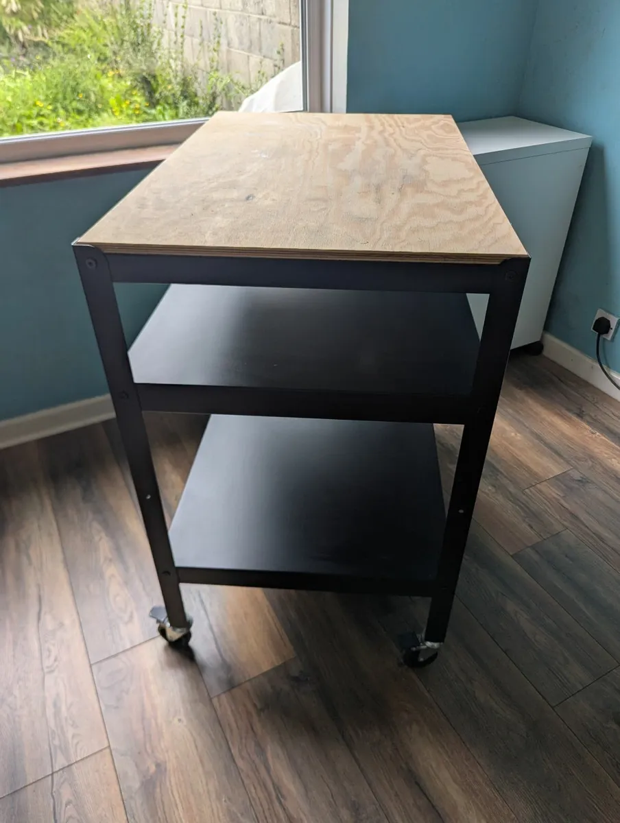 IKEA BROR Trolley Workbench Desk - Image 3