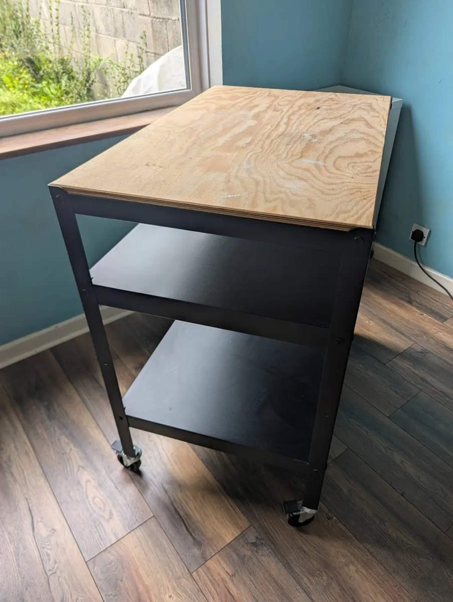 IKEA BROR Trolley Workbench Desk - Image 4