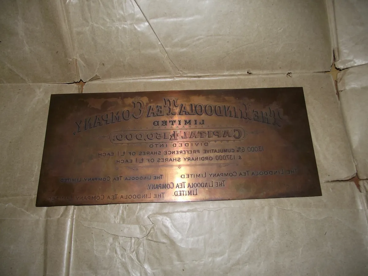 Vintage Copper Printing Plate - Image 2