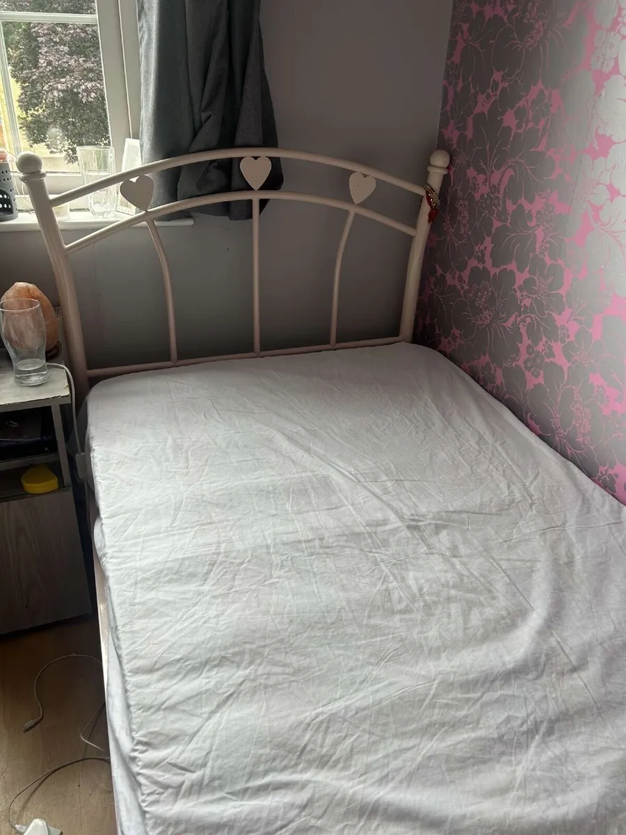 Bed- single bed frame and mattress - Image 2