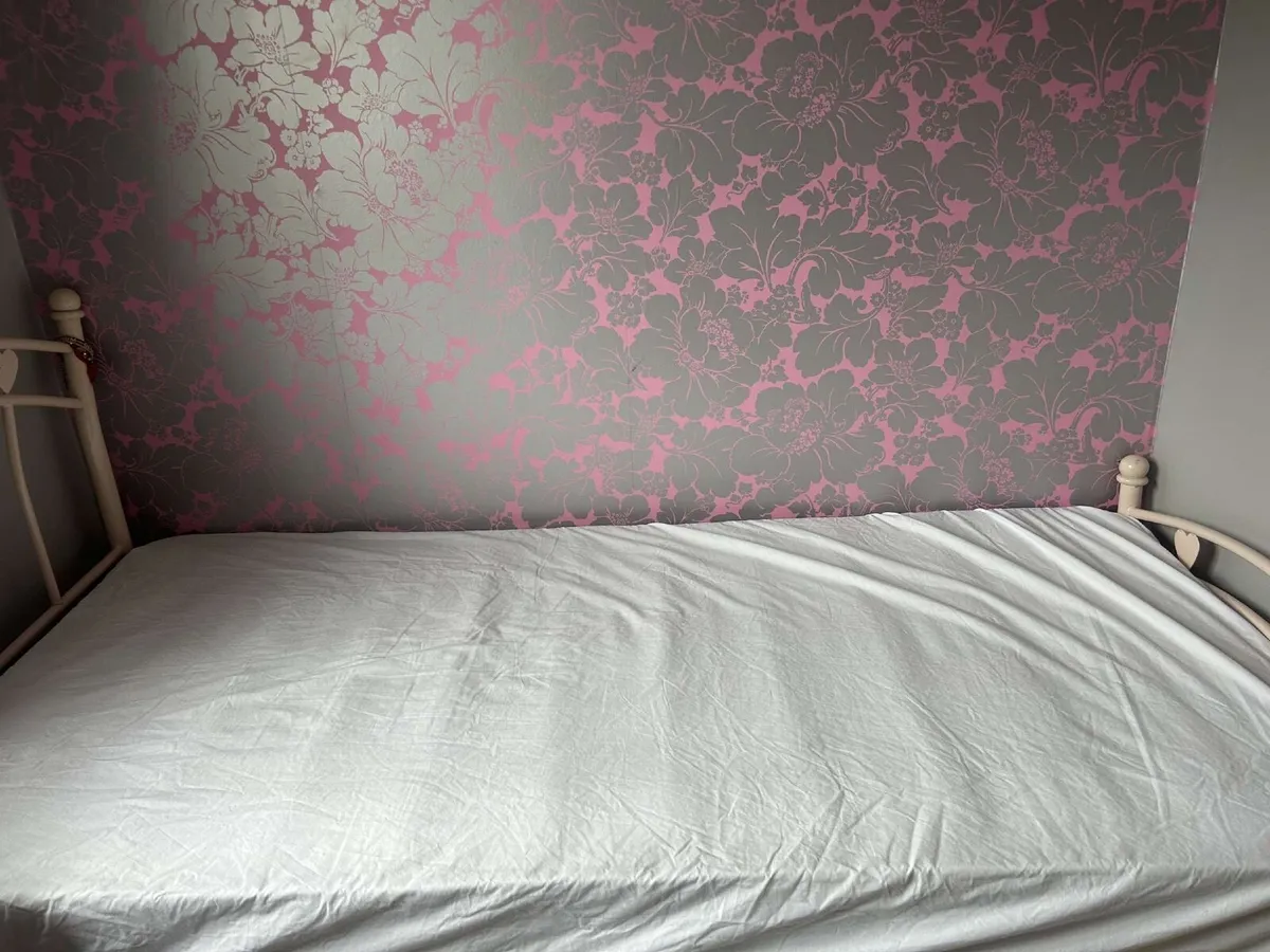 Bed- single bed frame and mattress - Image 3