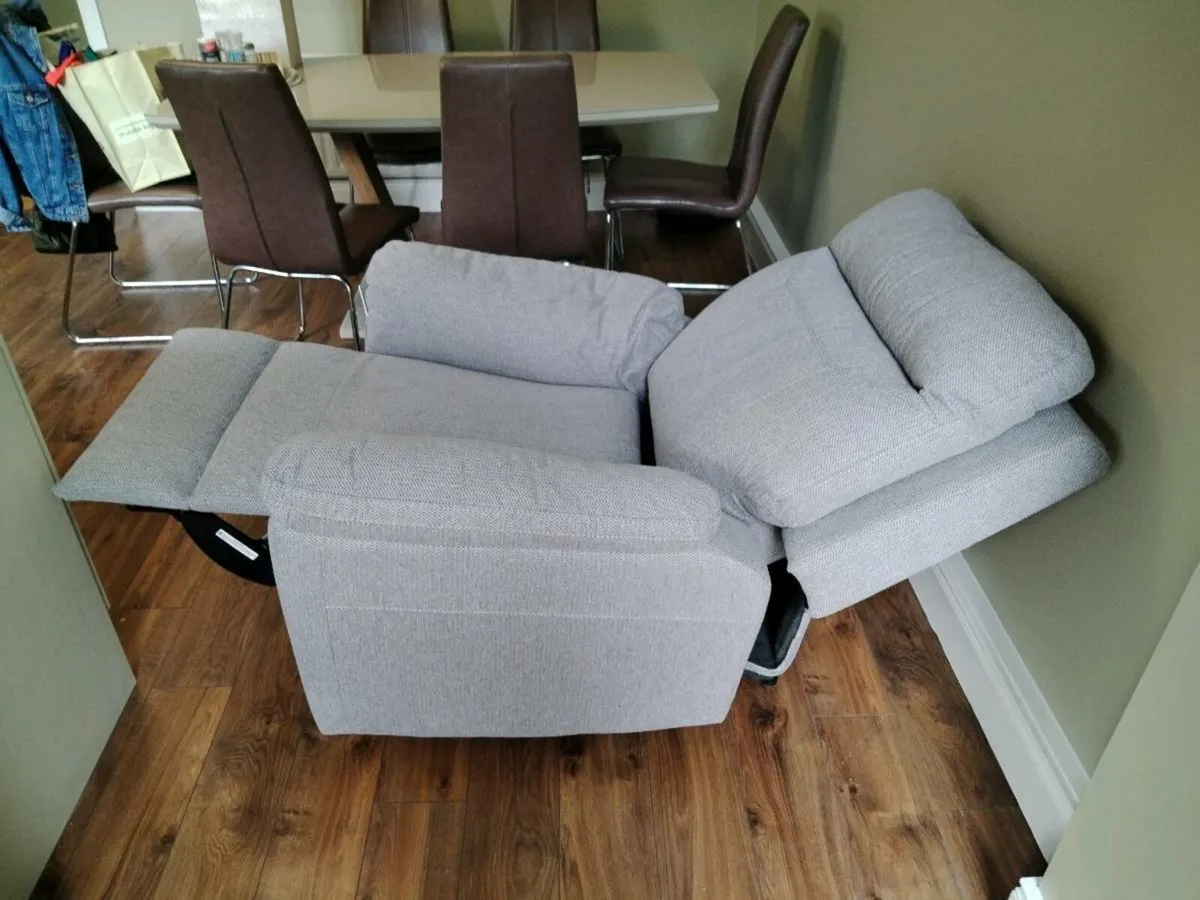 Fabric recliner chair - Image 1