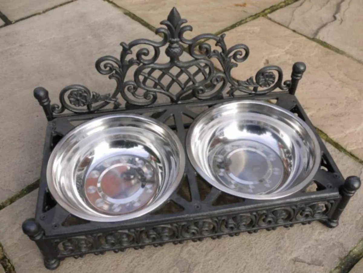 D0g Bowl Double Large Black D1416