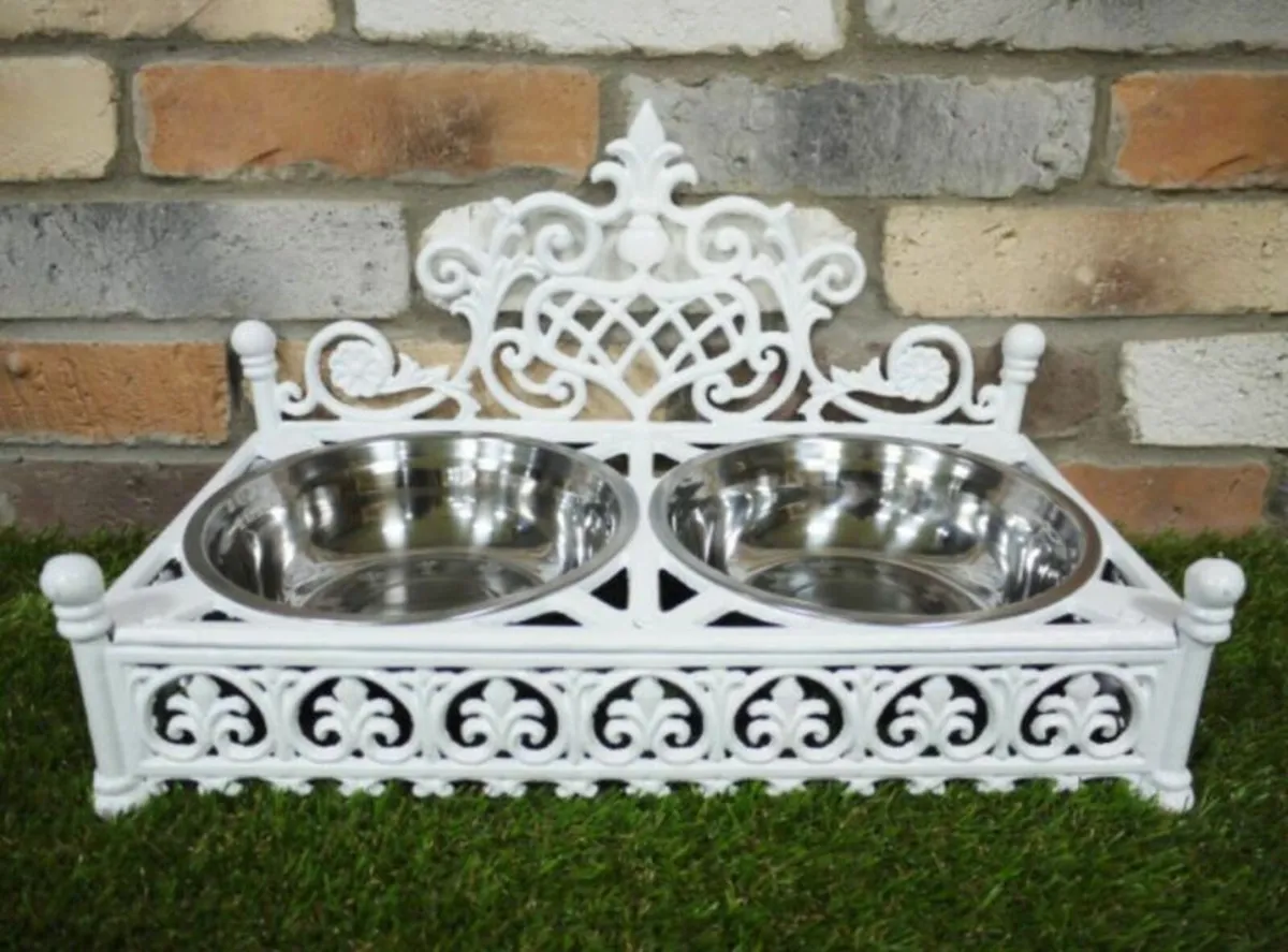 D0g Bowl Double Large White D4935