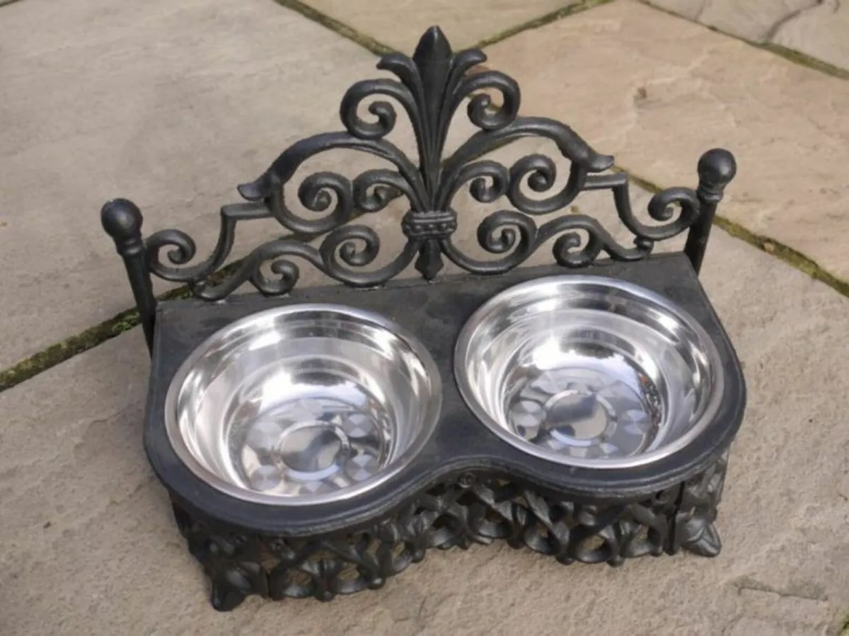 D0g Bowl Double Medium Black D1413