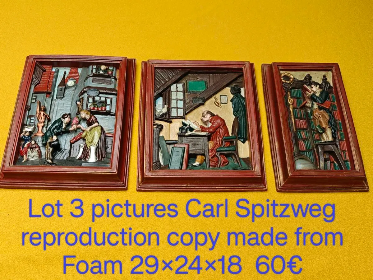 Carved wood pictures - Image 2