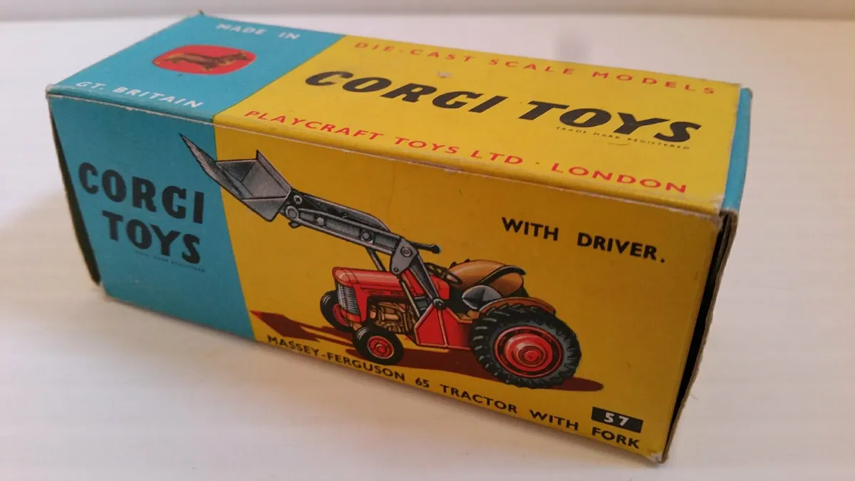 Corgi Massey Ferguson 65 and implements - Image 2