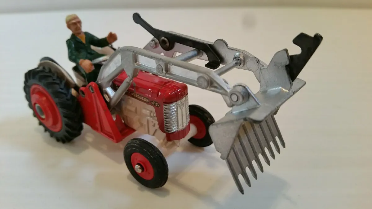 Corgi Massey Ferguson 65 and implements - Image 3