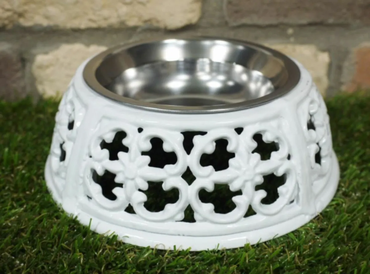 D0g Bowl Single Medium White D4937