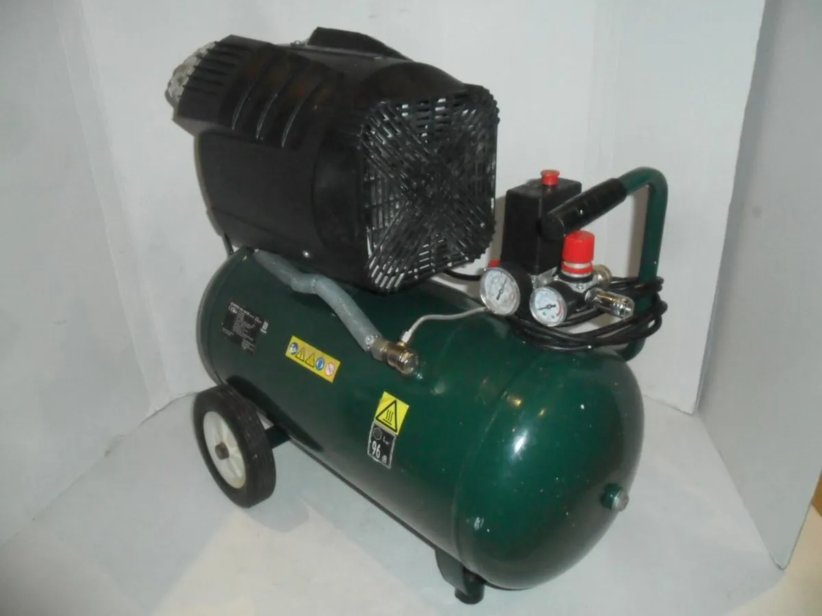 parkside twin head air compressor - Image 1
