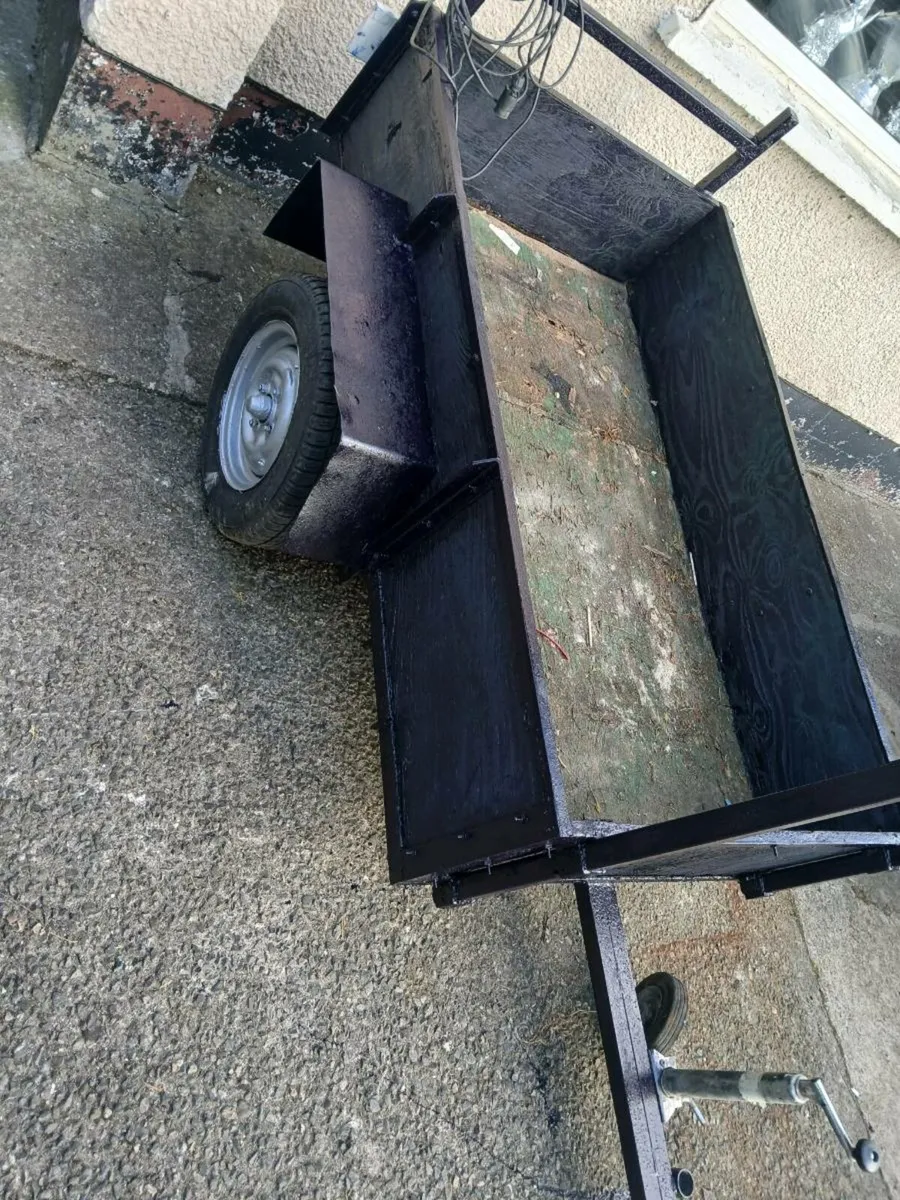 Single wheel car trailer 6 8L w37 short leaf sprin - Image 3