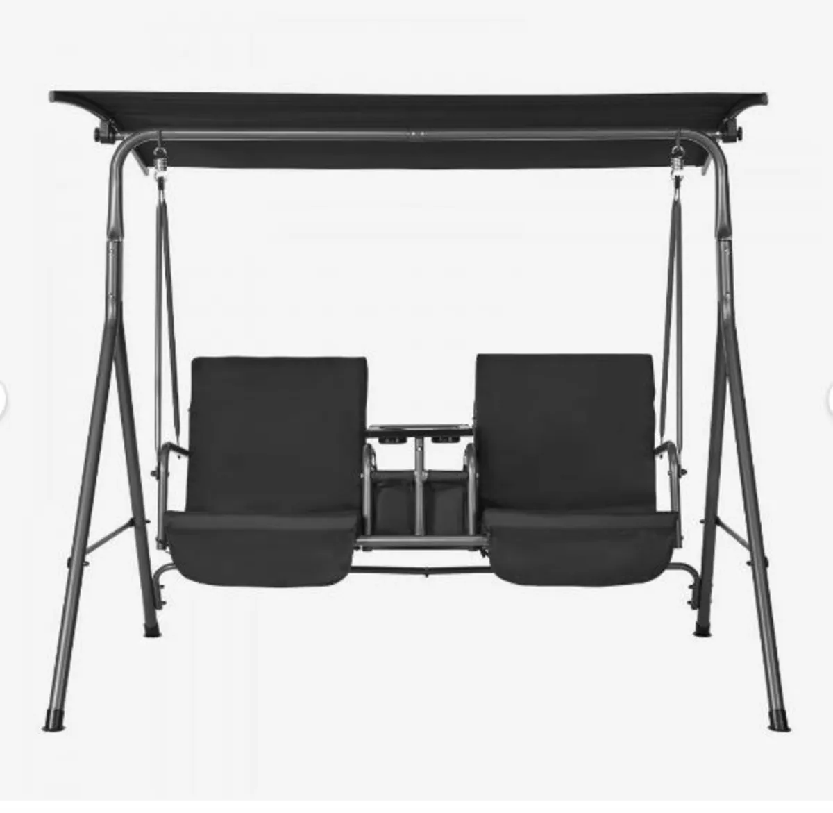 2-Seat Patio Swing Chair Outdoor Patio - Image 2