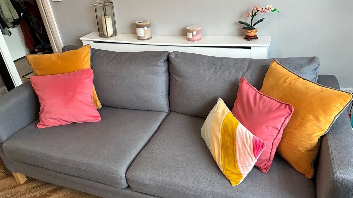 IKEA Karlstad 3 seater couch - Image 4
