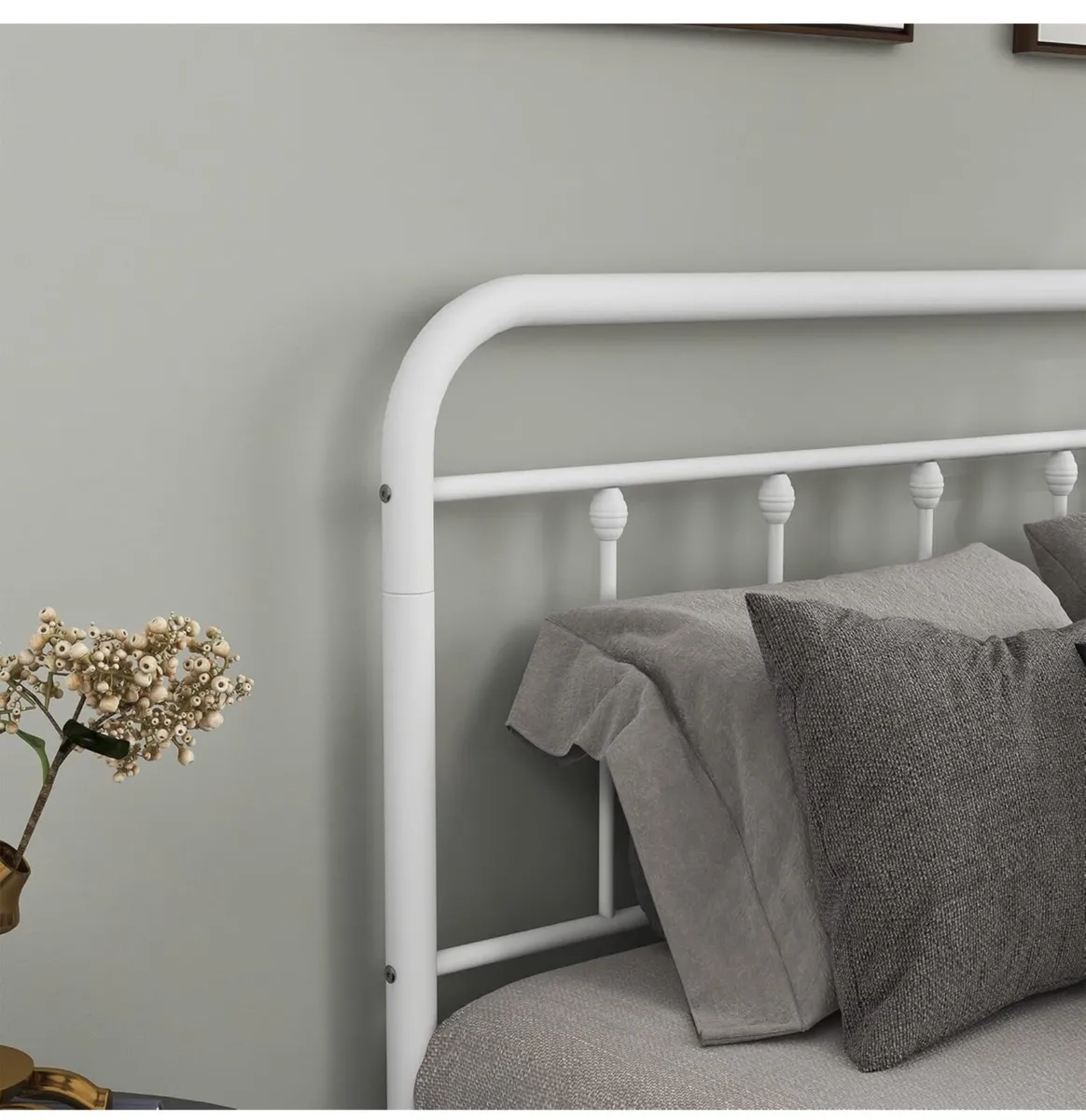 Double Bed Frame with Headboard and Footboard Stor - Image 3