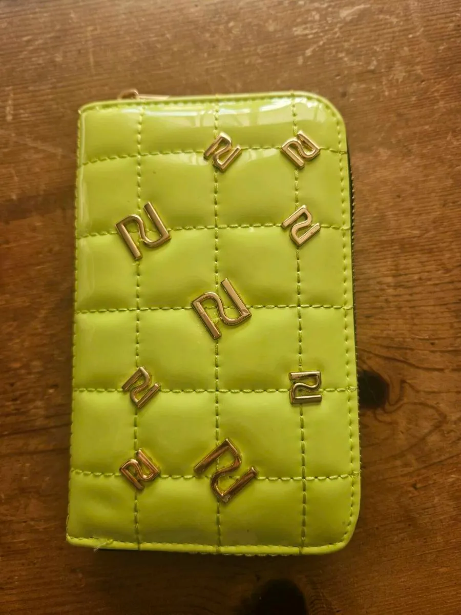 Lime green River Island Women's Wallet - Image 1