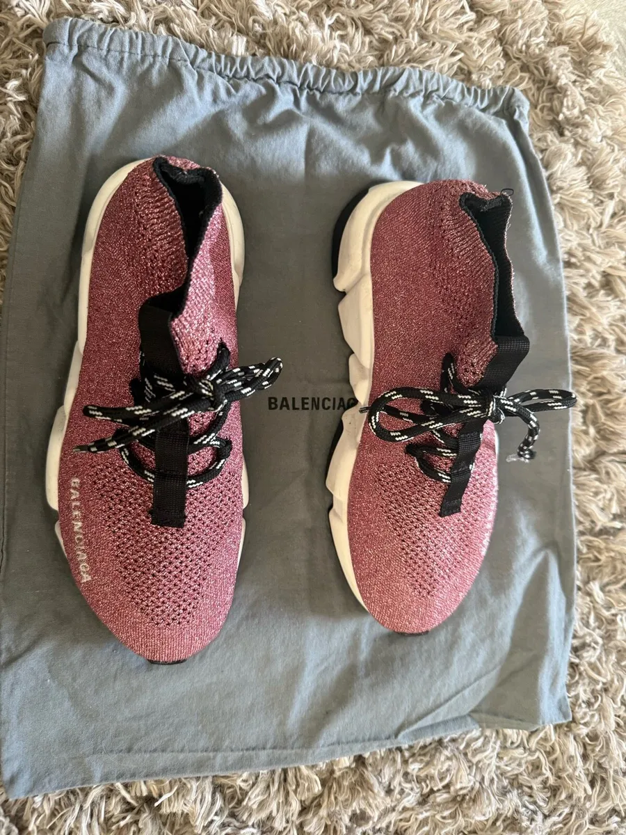 Balenciaga Speed glitter trainers size 37 - Image 1