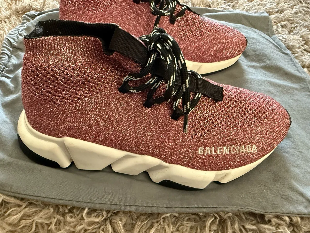 Balenciaga Speed glitter trainers size 37 - Image 2