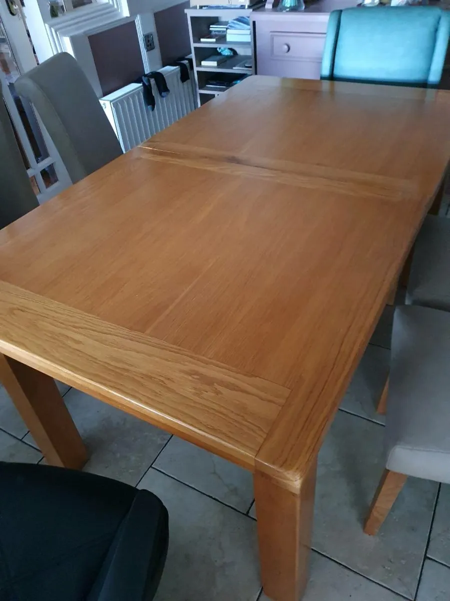 Oak diamond table - Image 2