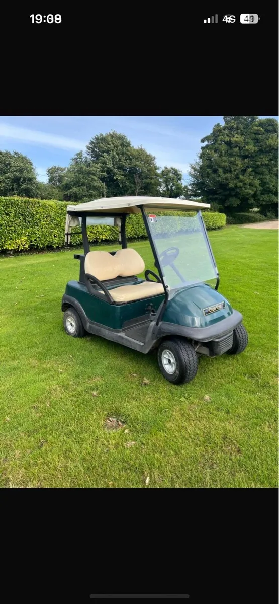 Club car petrol golf buggy