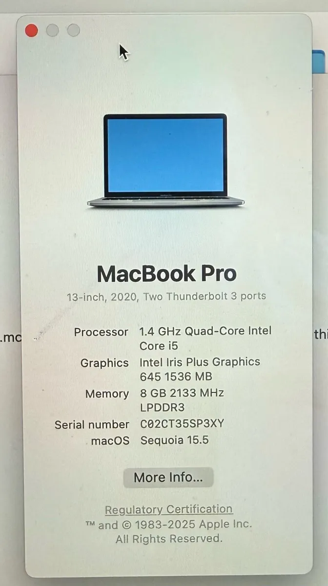 2020 MacBook Pro with touch bar - Image 3