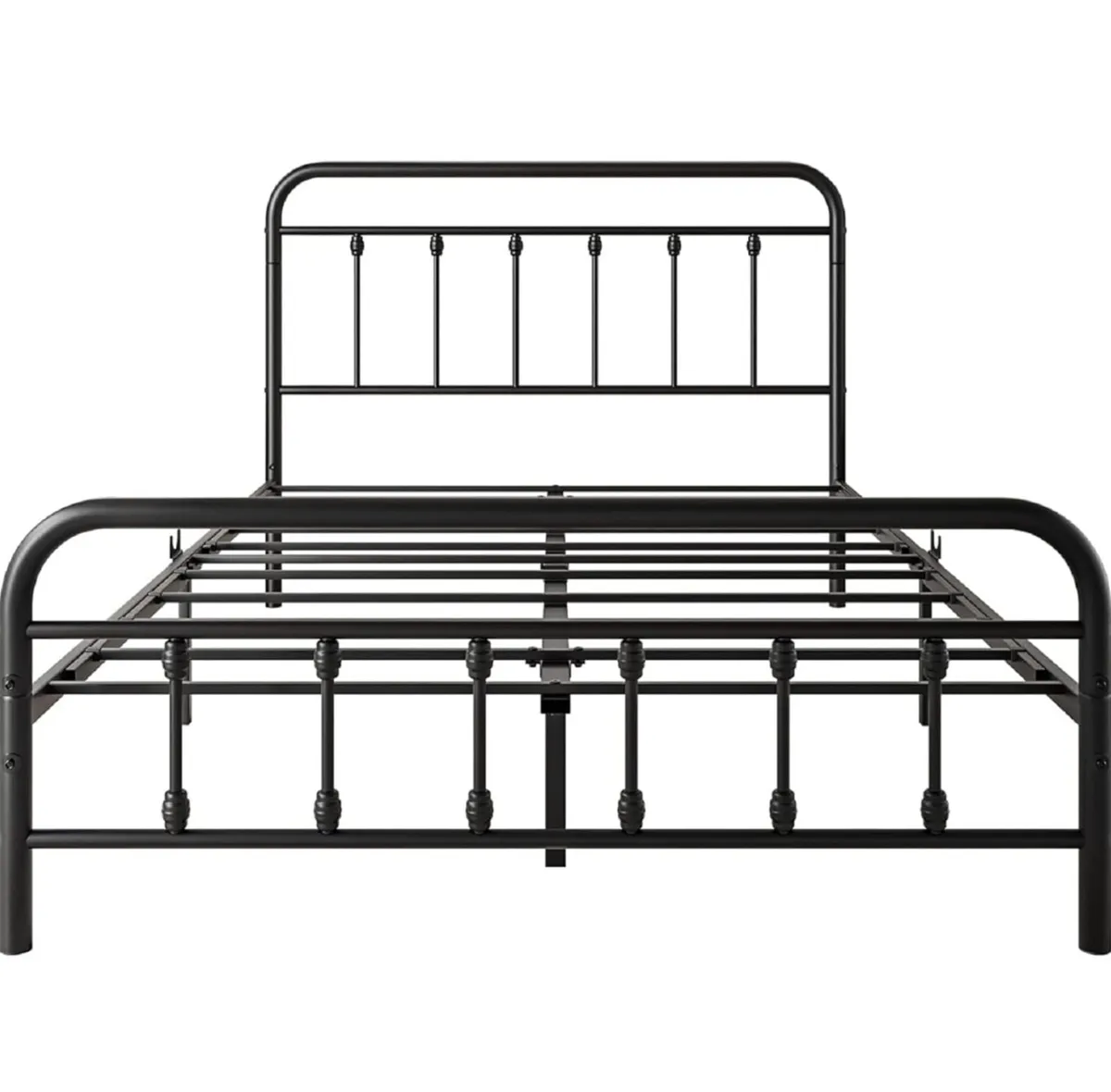 Double Bed Frame with Headboard and Storage Under - Image 3