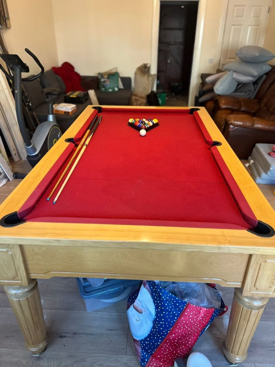 Full size pool table - Image 4
