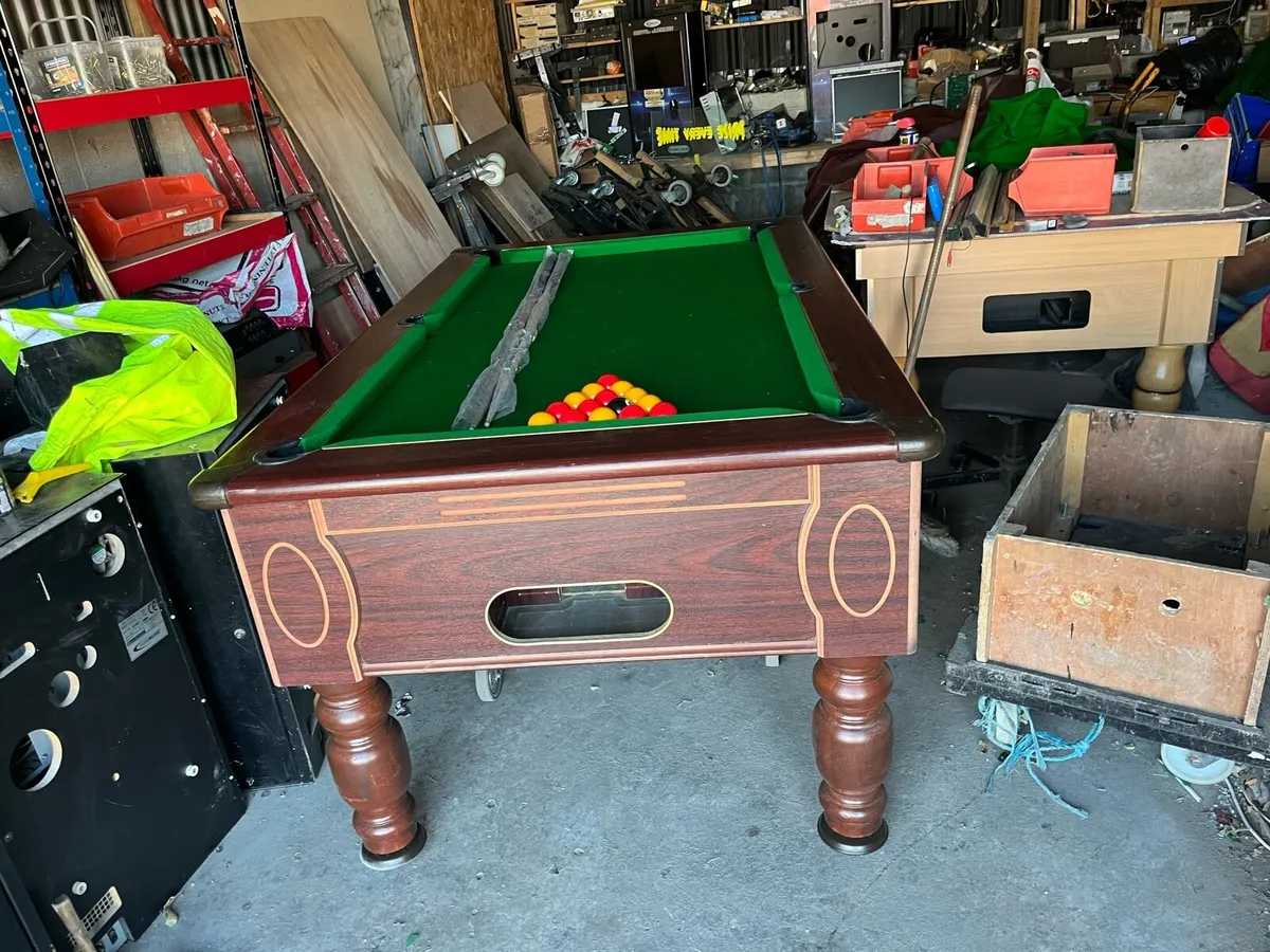 A Beautiful 6ft x 3ft slate Pooltable - Image 4