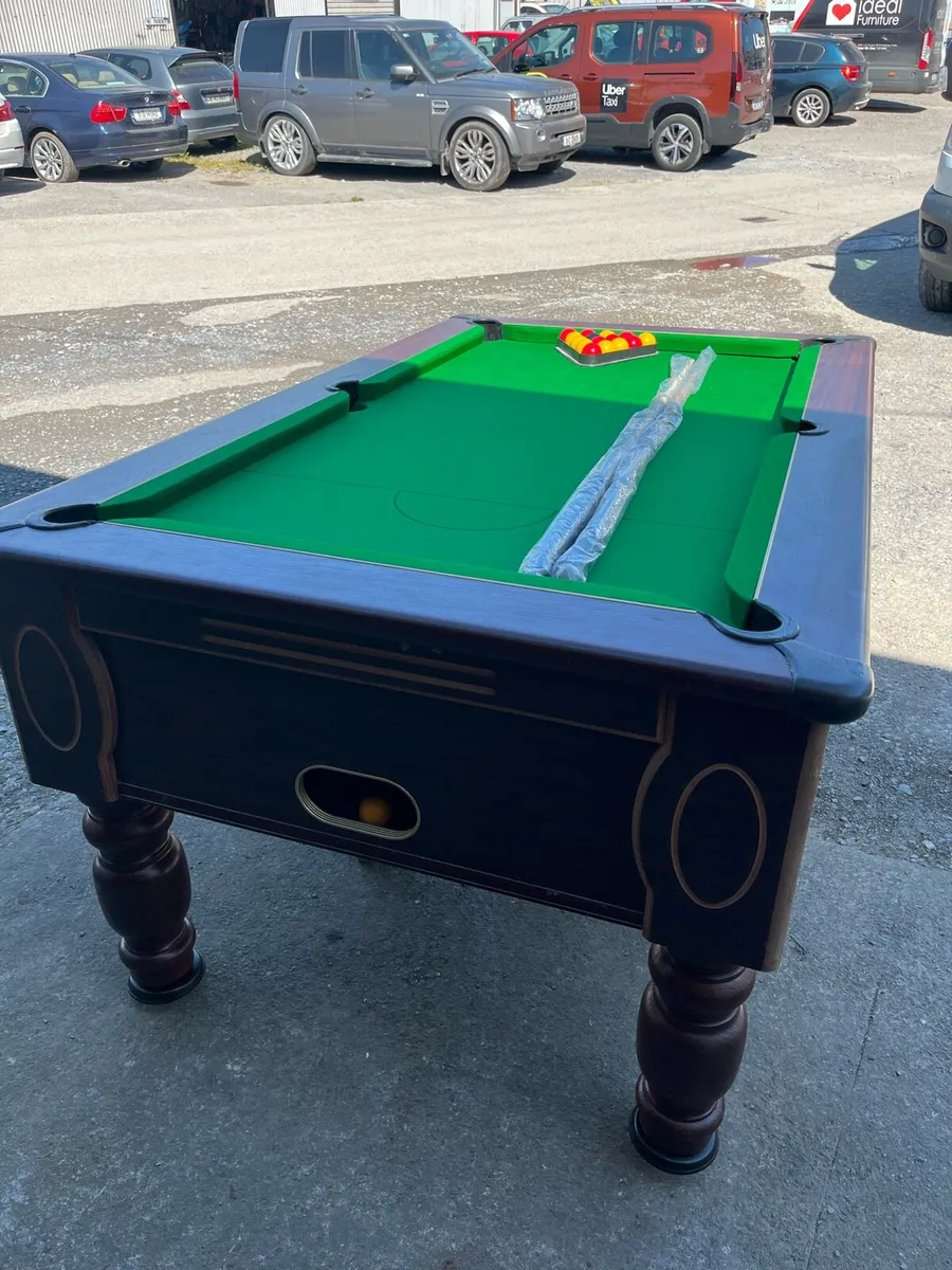 A Beautiful 6ft x 3ft slate Pooltable - Image 1