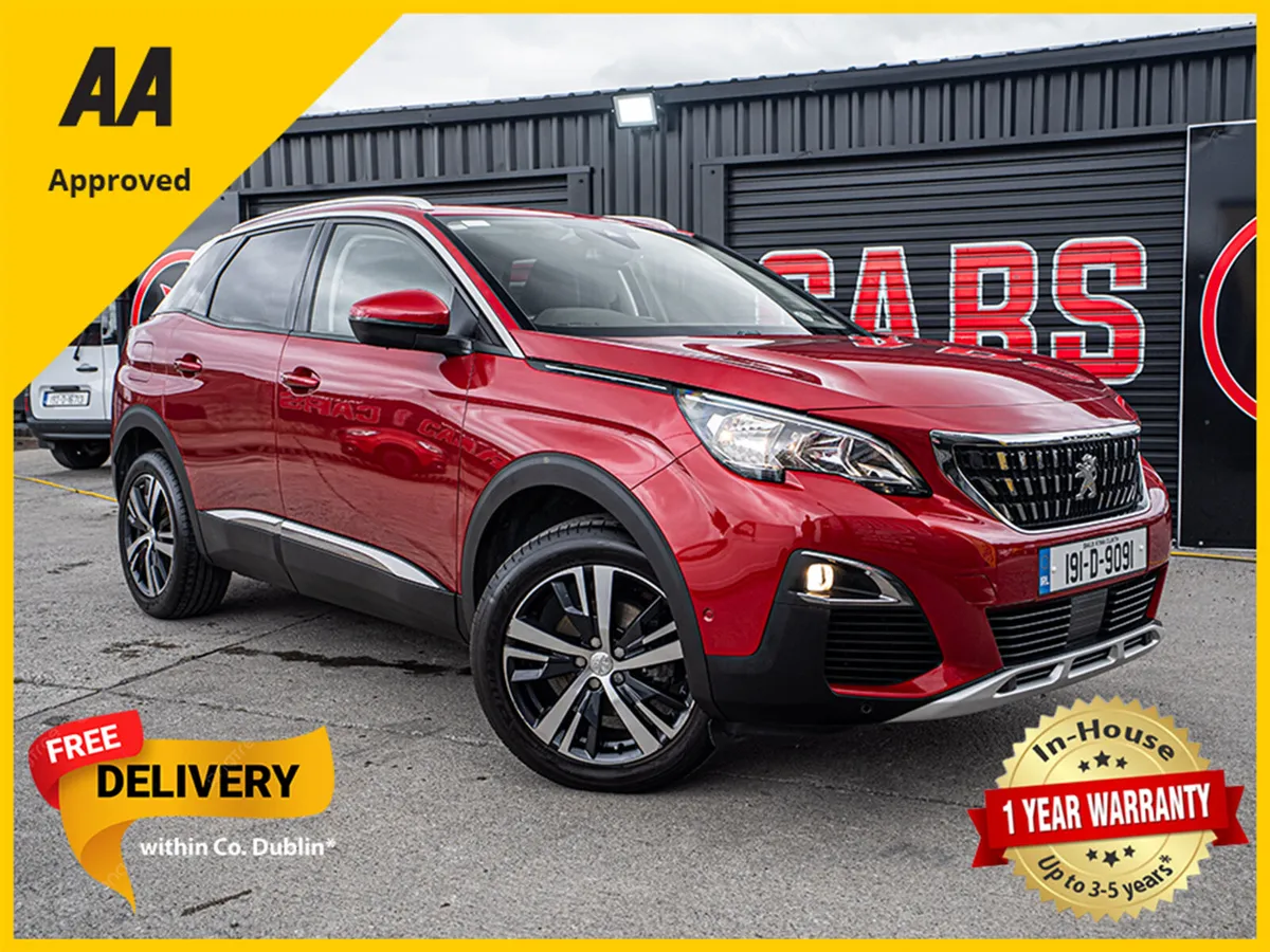 2019 Peugeot 3008 1.2 Allure/42k kms/Irish/1yr war - Image 1