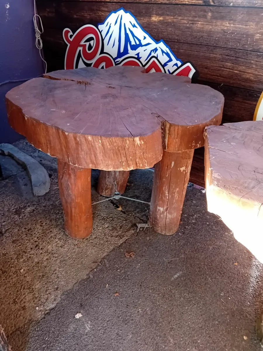 Tree top wooden tables - Image 1