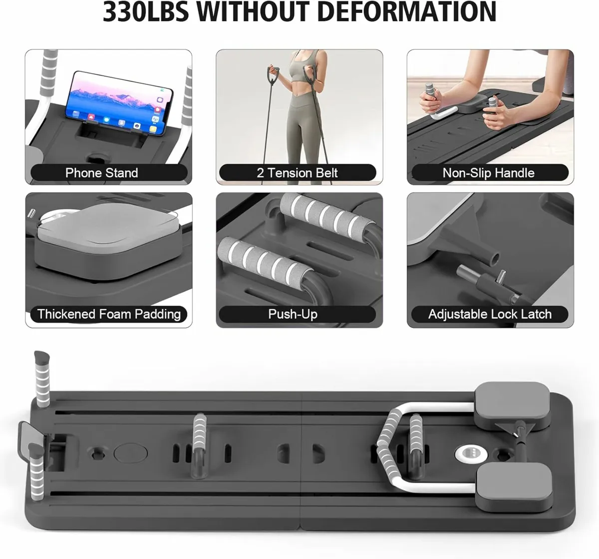 Pilates Board - Multifunctional Abdominal Board wi - Image 4