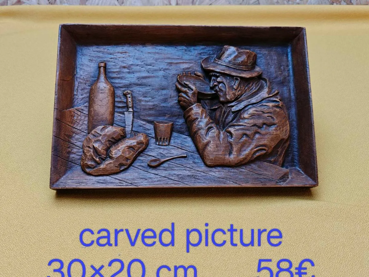 Carved picture, wall decoration